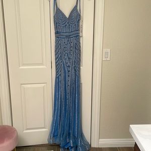 Ocean Blue Gown
